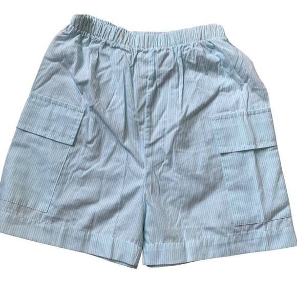 Castles & Crowns 6 NWOT blue striped cargo shorts Easter church spring summer - Picture 1 of 4